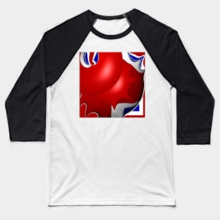 Double red Baseball T-Shirt